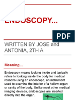 THE Endoscopy... : Written by Jose and Antonia, 2Th A