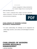 Challenges of Modern Human Resource Management