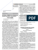 Reglamento nacional gestión manejo RAEE DS-001-2012-MINAM