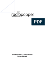 RadioPopper PX Europe Manual