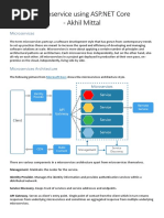 Microservices Using ASP - Net Core PDF