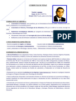 CV Antonio Pérez Farmacéutico Profesor Secundaria