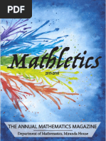 Mathletics: The Annual Mathematics Magazine