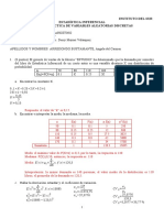 Ejercicios de Variable Aleatoria