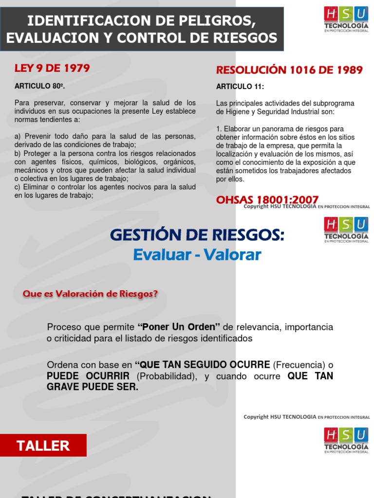 PT - Ats - Matriz GTC 45 | PDF | Seguridad y salud ocupacional | Riesgo
