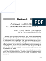 Capítulo 2: Alteridad y Discapacidad: Las Disputas Por Los Significados - María Eugenia Almeida, César Angelino, Marcos Priolo y Candelaria Sánchez