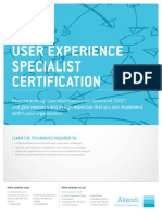UX-Specialist-Certification AKENDI