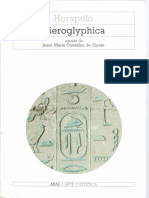 Horapolo Del Nilo-Hieroglyphica