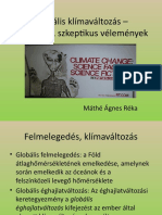 Mathe-Globális Klímaváltozás - Dilemmák, Szkeptikus Vélemények - Máthé Ágnes