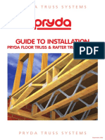 Guide to Installing Pryda Truss Systems