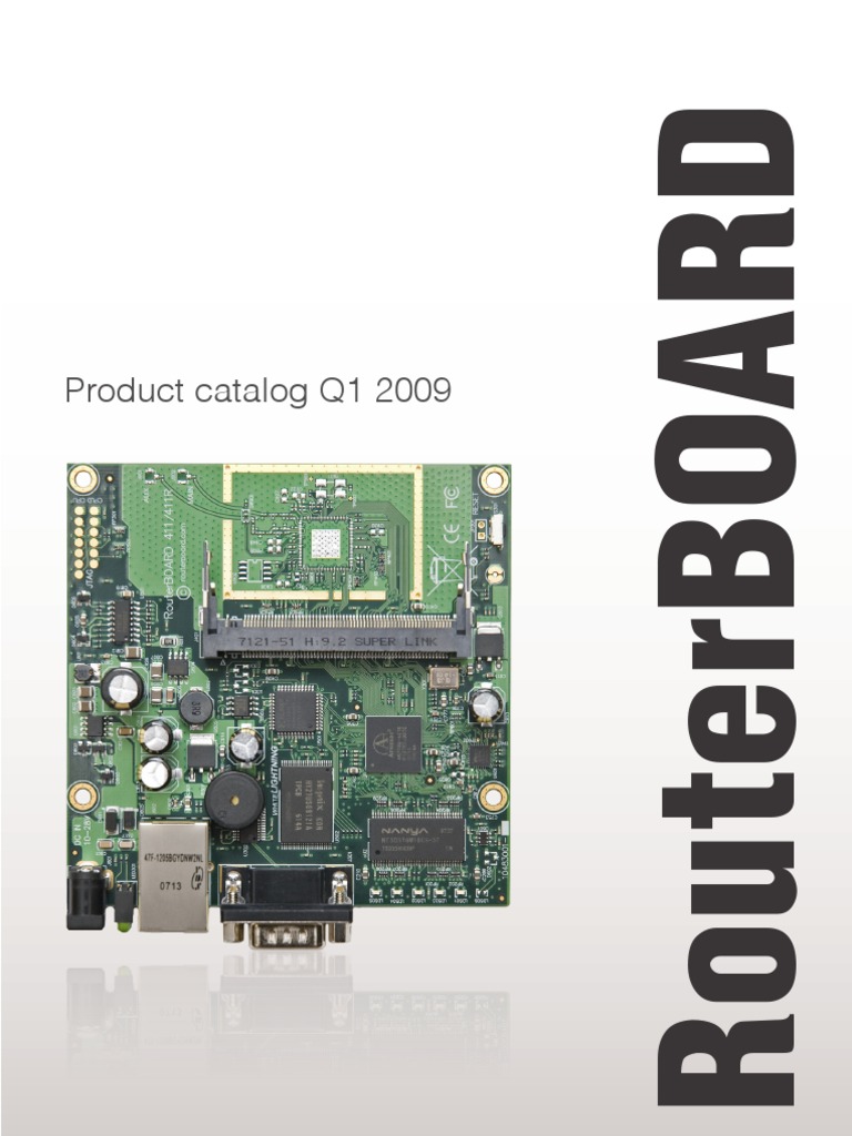 RouterBOARD Product Catalog Q1 2009 | PDF | Ieee 802.11 | Flash Memory