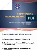 Rapat Pleno Kelulusan