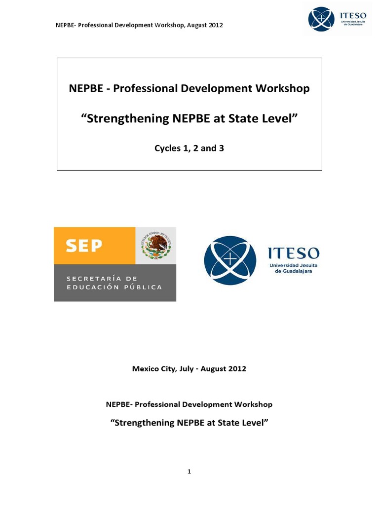NEPBE Workshop: Strengthening English Education | PDF | Constructivism ...