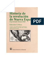 Fray Servando Teresa - Historia de La Revolución de Nueva España