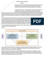 Resumen ADMINISTRACIÓN DE OPERACIONES