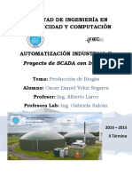 Automatizacion de Una Planta de Produccion de Biogas PDF