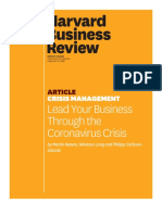 Lead Your Business Through The Coronavirus Crisis: Article