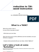 TBI - Task-Based Instruction