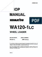 Komatsu WA120-1 LC Wheel Loader Shop Manual