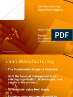 Lean Manufacturing - Value Stream Mapping: Wenqin Shao, MBA, P.Eng