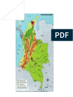 Mapa Fisico de Colombia