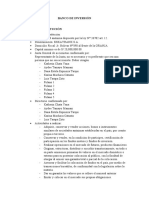 Constitución de banco de inversión Eskaybank S.A