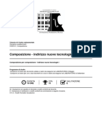 Triennio - Composizione Per Composizione - Indirizzo Nuove Tecnologie I PDF