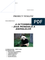 Proiect 4 Oct Ziua Mondiala A Animalelor-1
