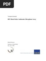 romanov-DIY Mixed Order Ambisonics Microphone Array
