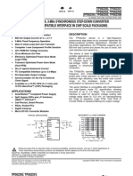 800-Ma / 1000-Ma, 3-Mhz Synchronous Step-Down Converter With I C™ Compatible Interface in Chip Scale Packaging