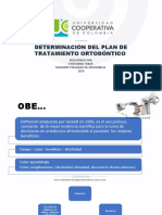 Determinación Del Plan de Tratamiento Ortodóntico