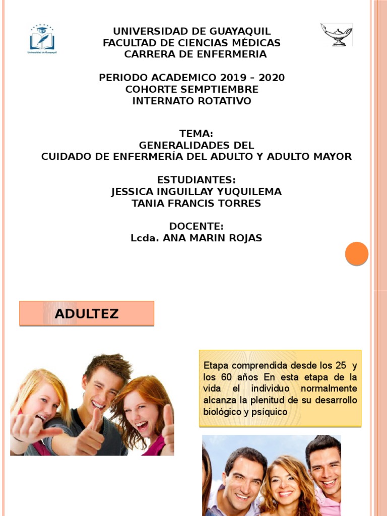 Cuidados de Enfermería en Adultos Mayores | PDF | Vejez | Adultos