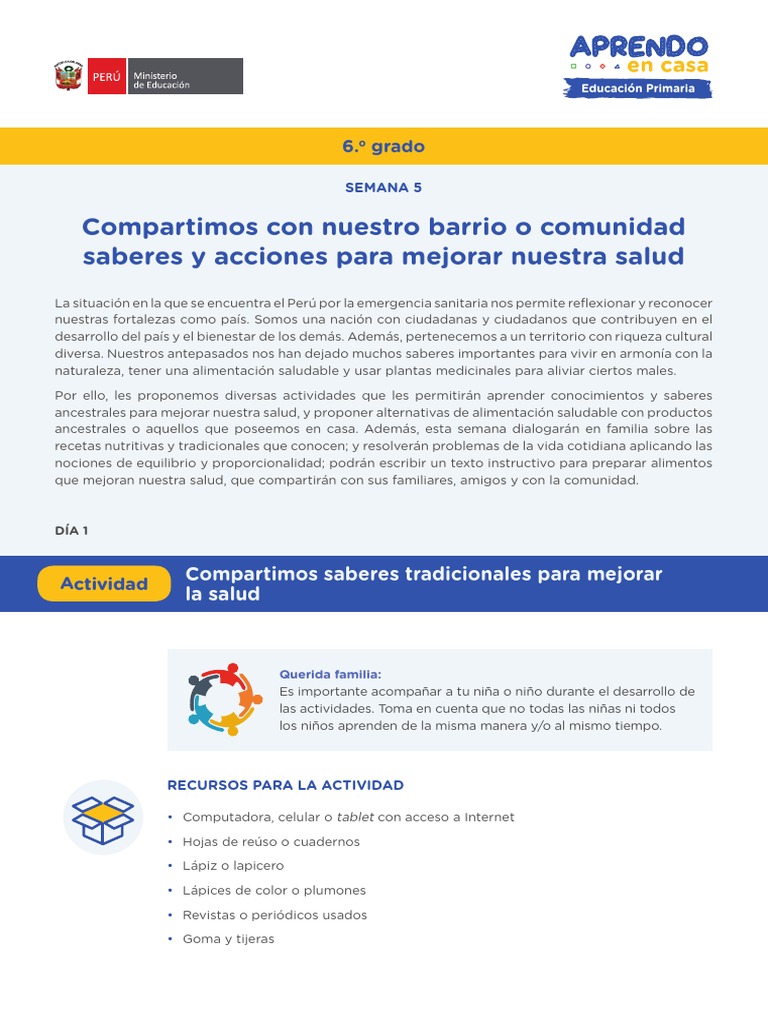 S5 6 Prim Dia 1 Poster Educacion Primaria