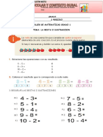 Taller Matematicas Grado 1