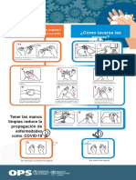 ¿Cómo Lavarse Las Manos?: Tener Las Manos Limpias Reduce La Propagación de Enfermedades Como COVID-19