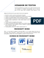 El Procesador de Textos: Microsoft Word