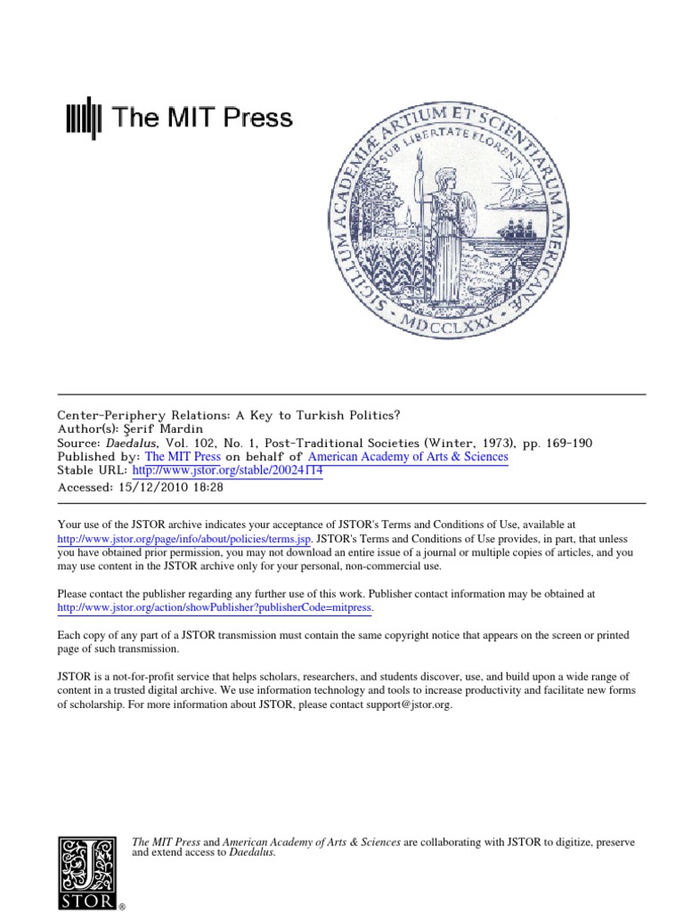 The MIT Press American Academy of Arts & Sciences | PDF | Mustafa Kemal ...