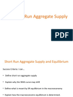 9.2 Short Run Aggregate Supply