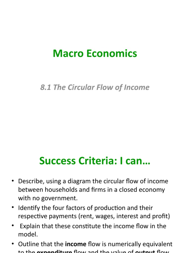 Economics: Circular Flow Basics | PDF | Income | Gross Domestic Product
