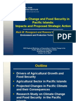 Climate Change and Food Security in Pacific Islands: Impacts and Proposed Strategic Action