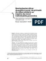 Texto 6 PEREIRA, Reorientações Éticas PDF