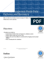 II2250 Manajemen Basis Data Failures and Recovery