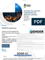 Sistema de Alertas Tempranas de Bogotá (SATAB) 1