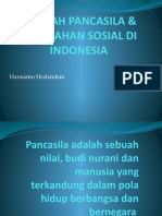 Sejarah Pancasila & Perubahan Sosial Di Indonesia