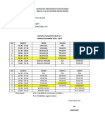 Susunan Pengurus Paguyuban