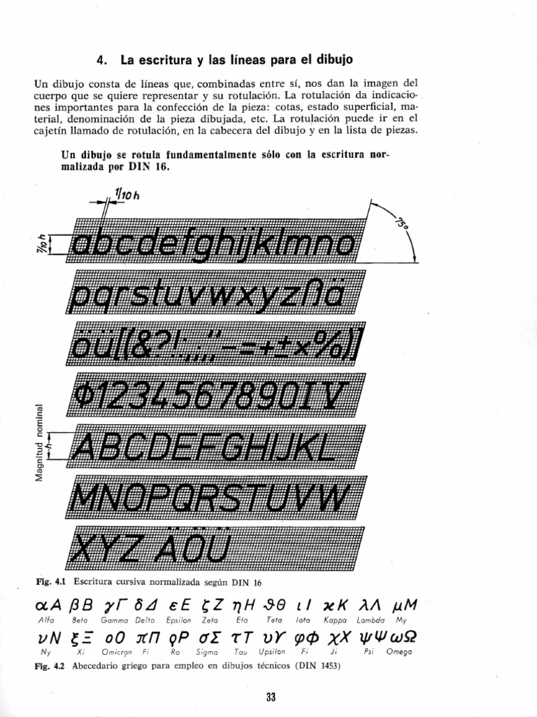 DIN 16 - Tipos - de - Lineas PDF | PDF