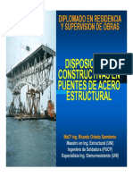 Disposiciones Constructivas en Puentes de Acero Estructural