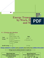Thermodynamics I CH - 4 - Energy - Transport - by Heat - Work - Mass