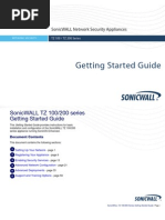 SonicWALL TZ 100 200 Series Getting Started Guide