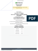 Quiz Name: Zipgrade Id: 100402 Name Box: Camila Andrea Baron Pulgarin Confirmation Code: 6Pwvej0Bbyeeufk0Ndzb